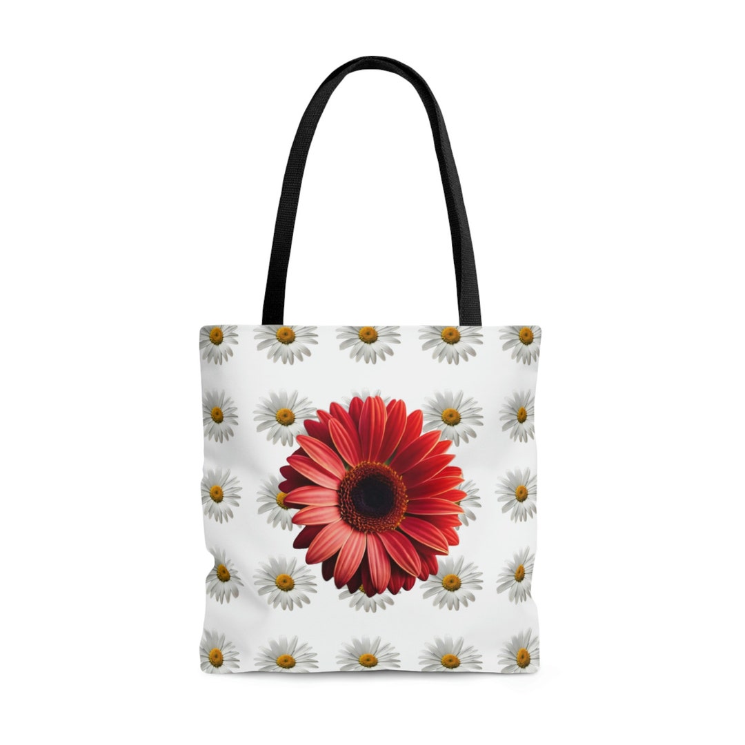 Floral Tote Bag for Mom Daisy Tote Bag Gift Idea for Mom Etsy