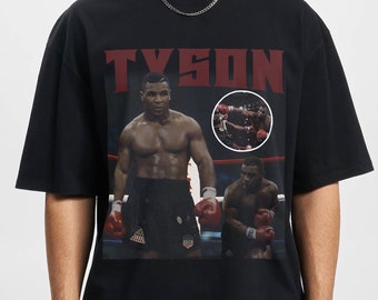 Mike Tyson T-shirt, Vintage Iron Mike Oversize T-shirt, Vintage Champion Mike Tyson Graphic Tee, Retro Unisex Shirt