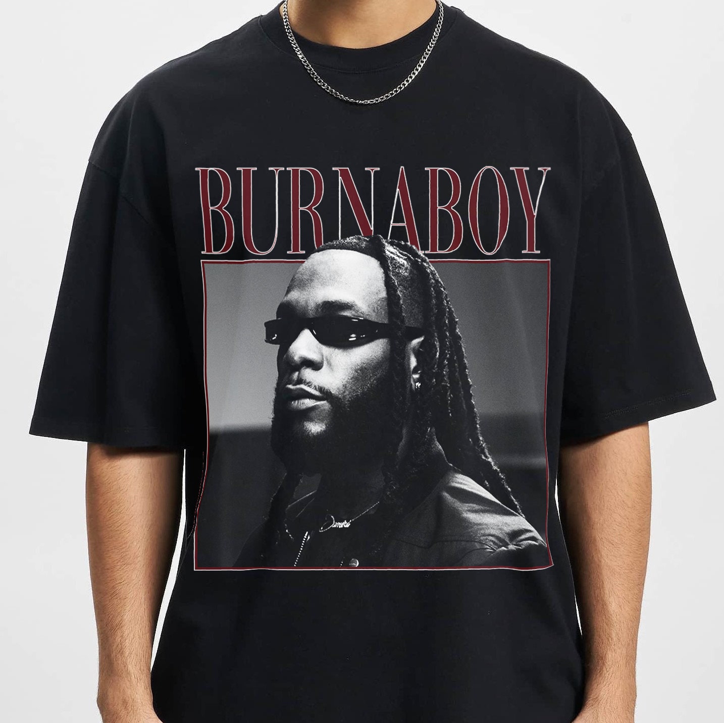 Burna Boy Shirt, Love, Graphic Tee, 90s Vintage Style Shirt, Concert