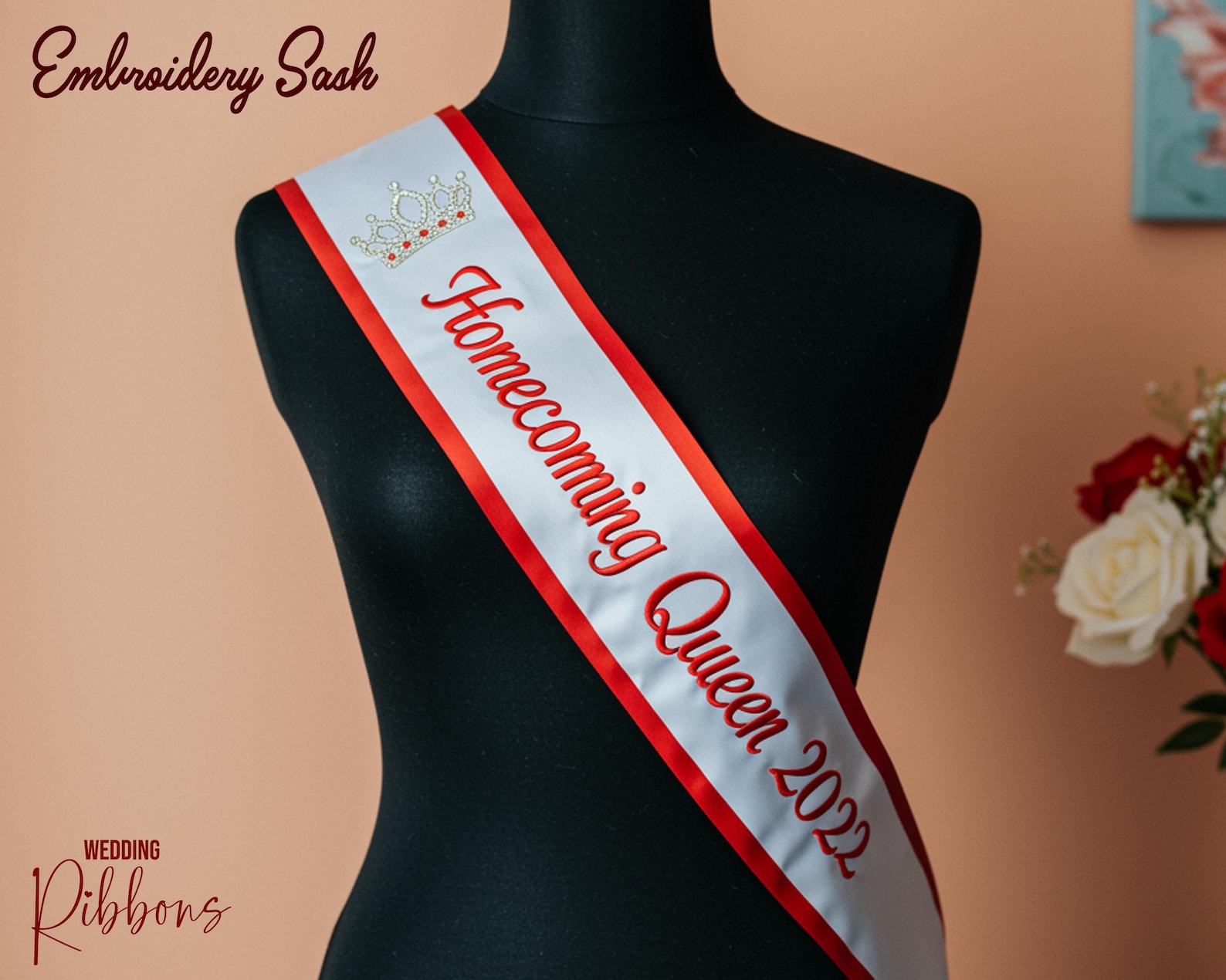 Paegeant Ribbon Personalized Homecoming, Birthday, Graduation, Pageant, or Prom Sash ...