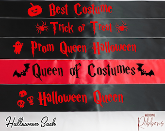 Goth Bride Bachelorette - Brides Coven Sash - Gothic Bridal Party Sash - Bachelorette Sash - Bride Sash - Halloween Party Sash - Custom Sash