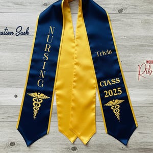Custom Graduation Sash Personalized Graduation Stoles Customized Graduation Sash Custom Text Sash Custom Sash Personalized Senior Sash