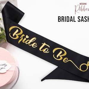Bridesmaid Sash Custom Your Text sash Satin Sash Custom Sash Personalized Sash Birthday Sash Bachelorette Sash Bride to Be Sash Gift