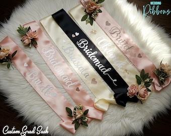 Bride to Be Satin Sash Custom Text Sash Bridal Party Sash Perfect for Wedding & Party Birthday Sash Custom Graduation Sash Bridesmaid Gifts