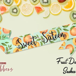 Sweet Sixteen Sash Birthday Sash Bridal Sash Custom Sash Birthday Party Sash Pageant Sash Bachelorette Party Sash Photo Prop Sash Bride Gift