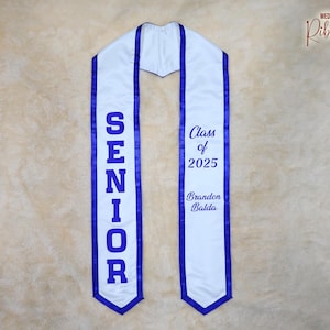 Personalized Graduation Stoles Customized Graduation Sash Custom Graduation Sash Custom Text Sash Custom Sash Personalized Senior Sash
