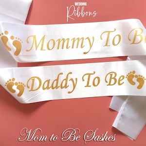 Custom Mummy to be Sash for New Mom, Baby Shower Decorations Sash, Baby Shower Sash, Dad to be sash, Baby shower for daddy, Baby Shower Gift