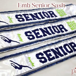 Embroidery Senior Sash 2025 - Personalized Senior Sash - Senior Sash - Graduate 2025 Sash - Graduation Prop - Graduation Gift - Senior Gifts