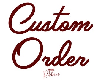 Custom Order - Express Shipping