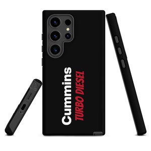 Zwarte Cummins stoere hoes voor Samsung®
