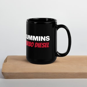 Cummins Black Glossy Mug