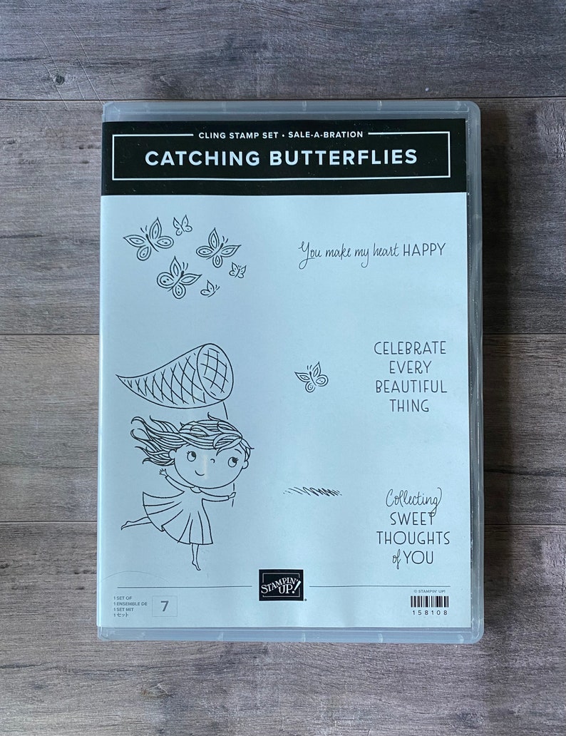Stampin up Retired Catching Butterflies Stamp Set 158108 - Etsy