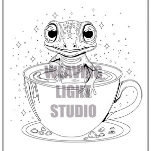 Coffee Animal Coloring Pack