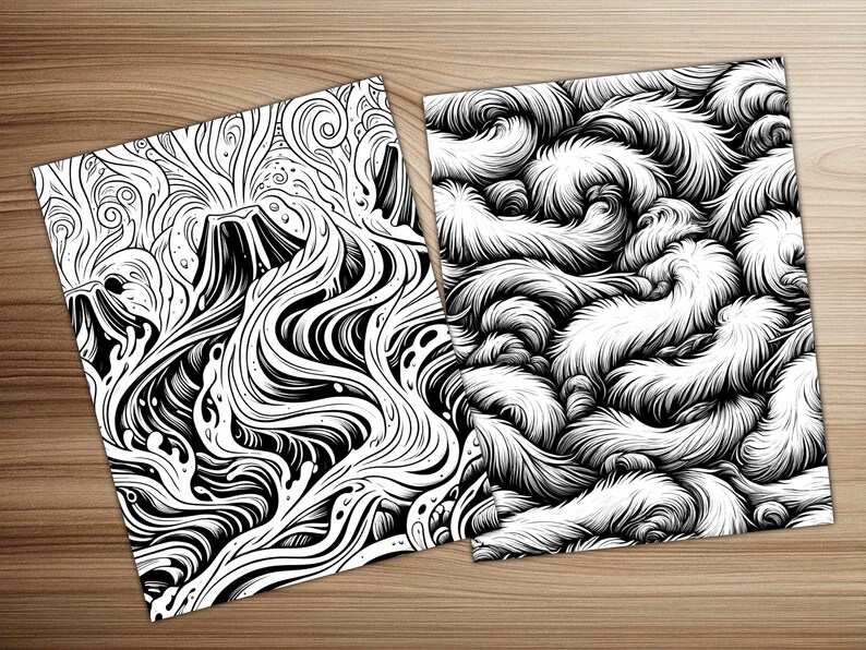 Fun Prints Patterns Fun Pattern Coloring Pages - Fun for All Ages - Creative and Engaging ...