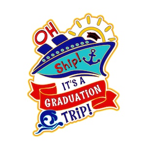 Graduation Cruise Trip Magnet: Stateroom Door Decor (6.75" x 9")
