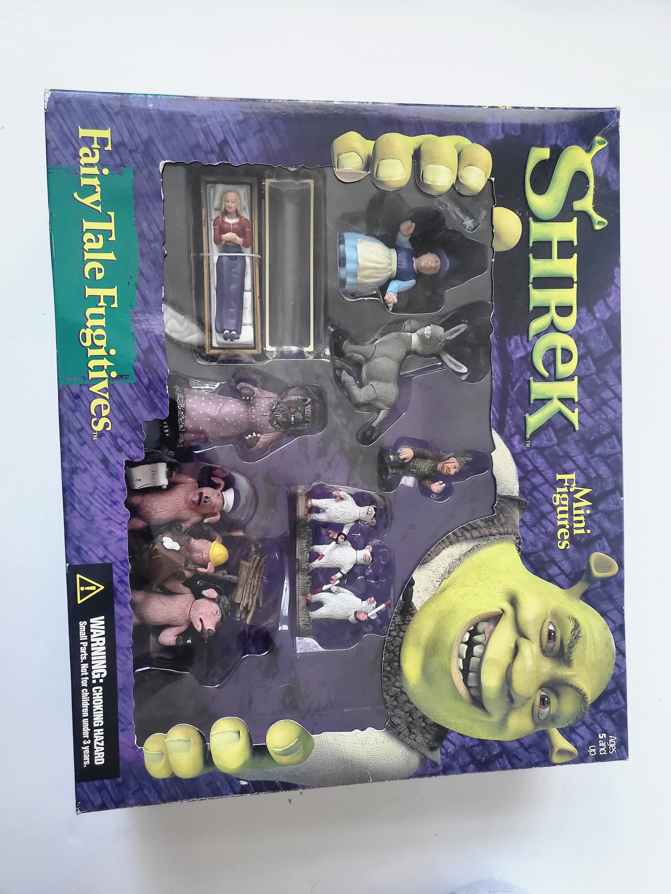 Shrek Fairy Tale Fugitives Mini Figure Set Mcfarlane Toys 20103 Dreamworks Etsy Canada