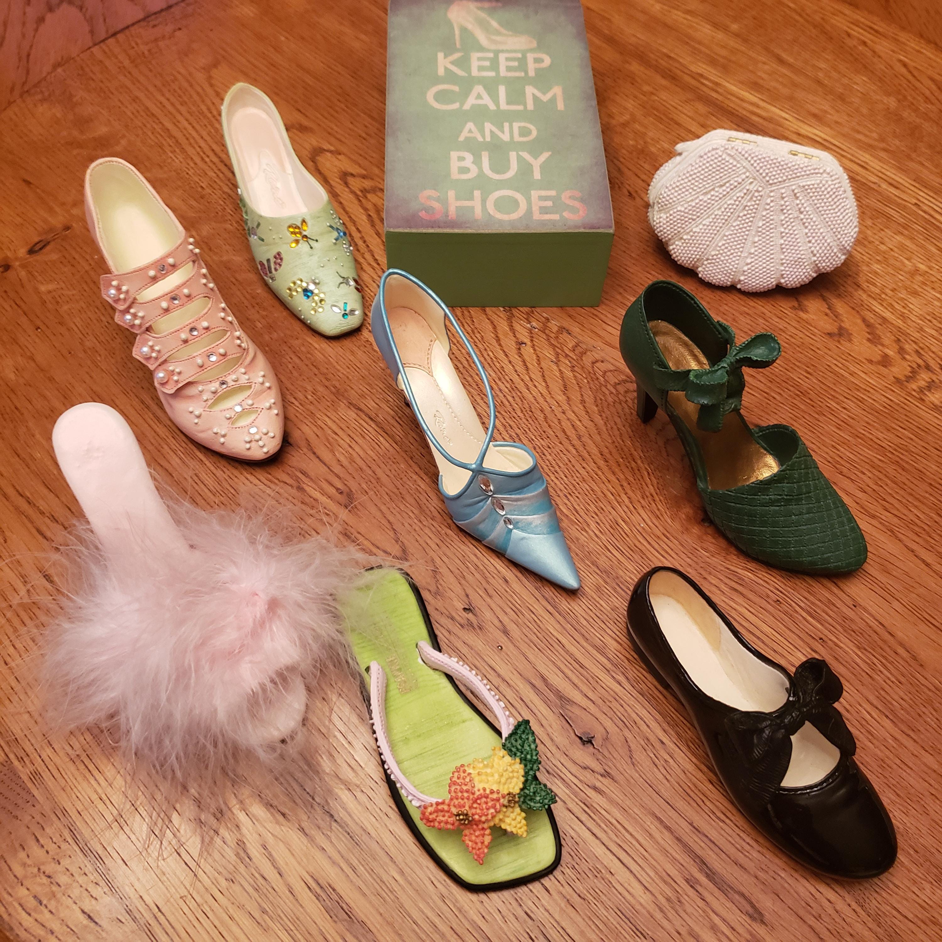 JUST THE RIGHT SHOE 9点セット Just the Right Shoe Knockout (J091209) Miniature Collectible