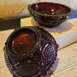 The 1876 Cape Cod Collection by Avon - Ruby Red Glass - Etsy