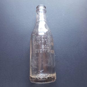 Welch&#39;s Soft Drink Embossed Vintage Bottle