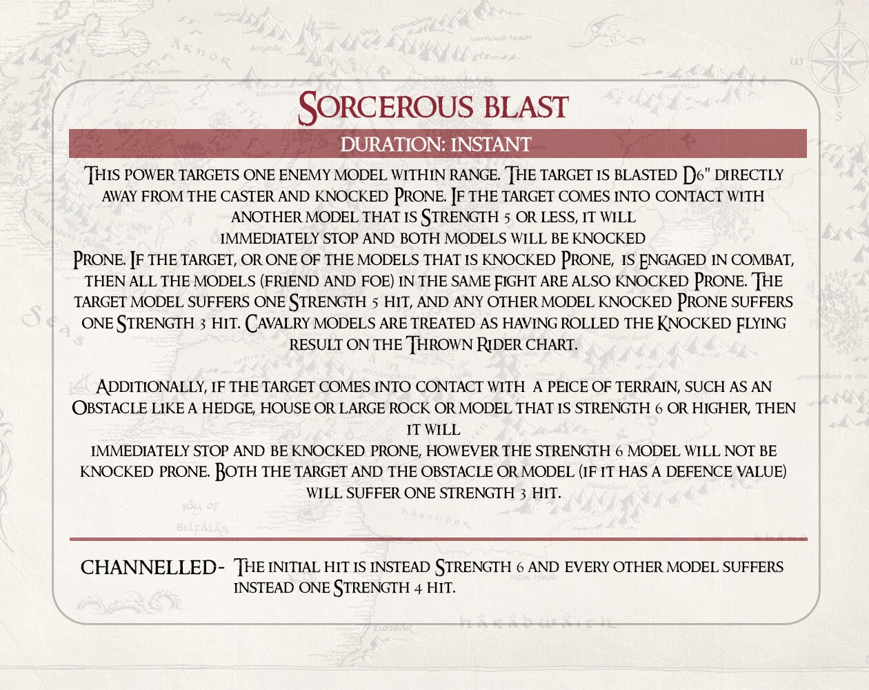 MESBG Horizontal Custom Made Profile Cards Magical Powers - Etsy