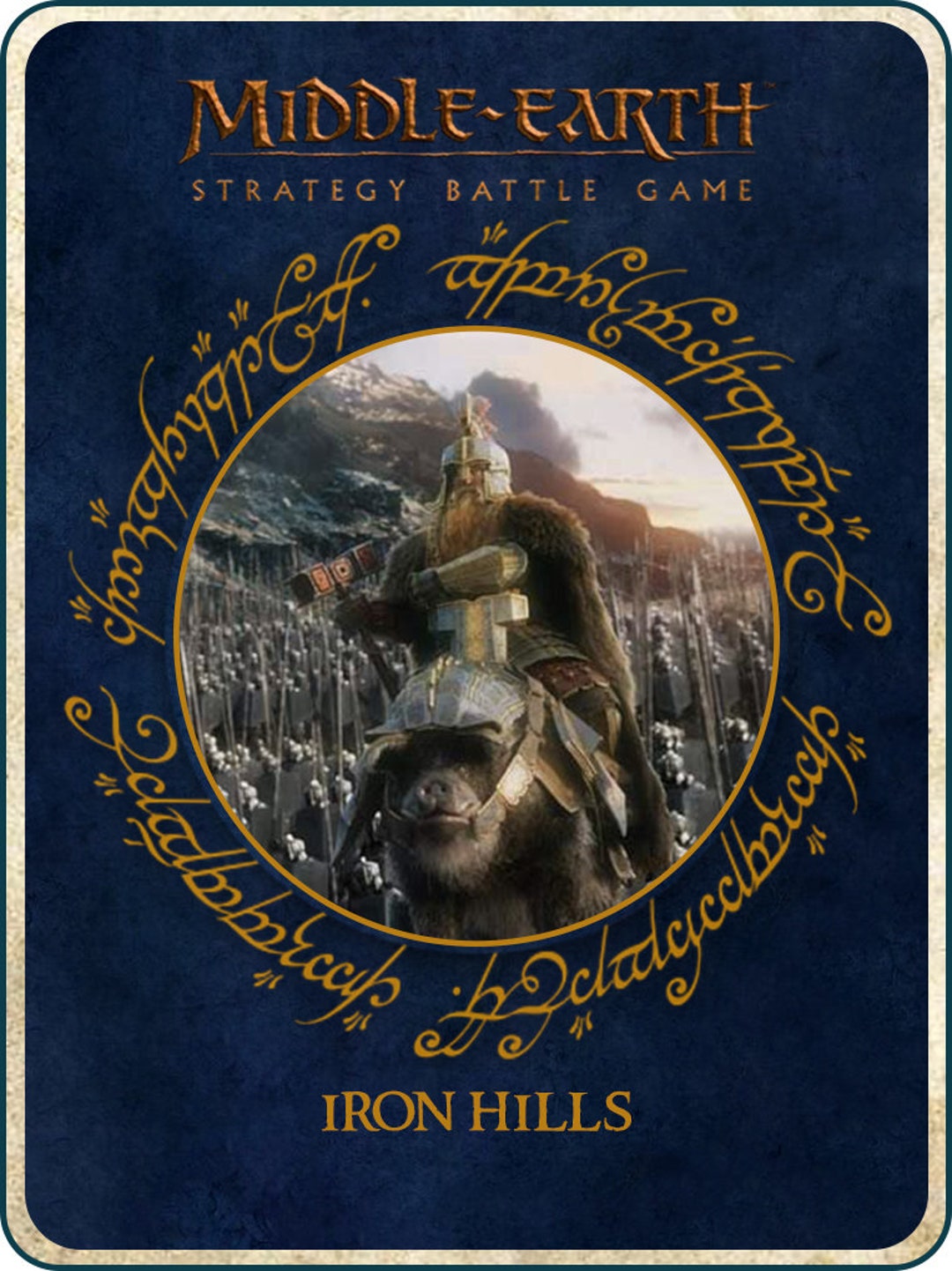 MESBG the Iron Hills Profile Cards Custom Made Etsy