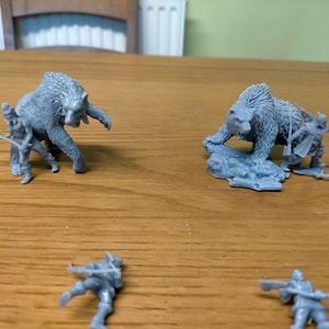 MESBG Beorning army, with Beorn and Grimbeorn, resin printed