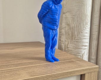 Umarell 15 cm, Idea Regalo Pensione Divertente, Statuetta Guarda Cantiere, Gadget Scrivania, Regalo per Collega