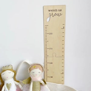 Wooden Height Chart Height Ruler Baby Shower Gift Children'S Growth Chart Family Height Chart Laser Cut File Rustic Ruler zdjęcie 3