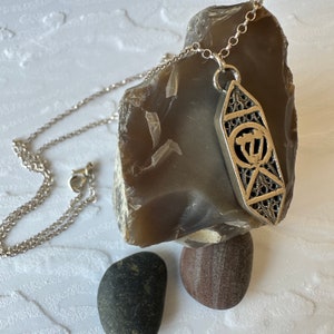 Mezoza Necklace kabbalah 925 Sterling Silver