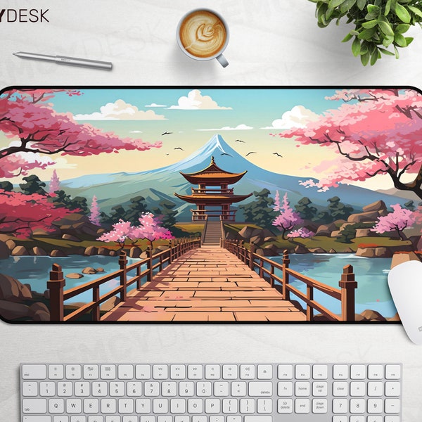 Zen Temple Mousepad Etsy