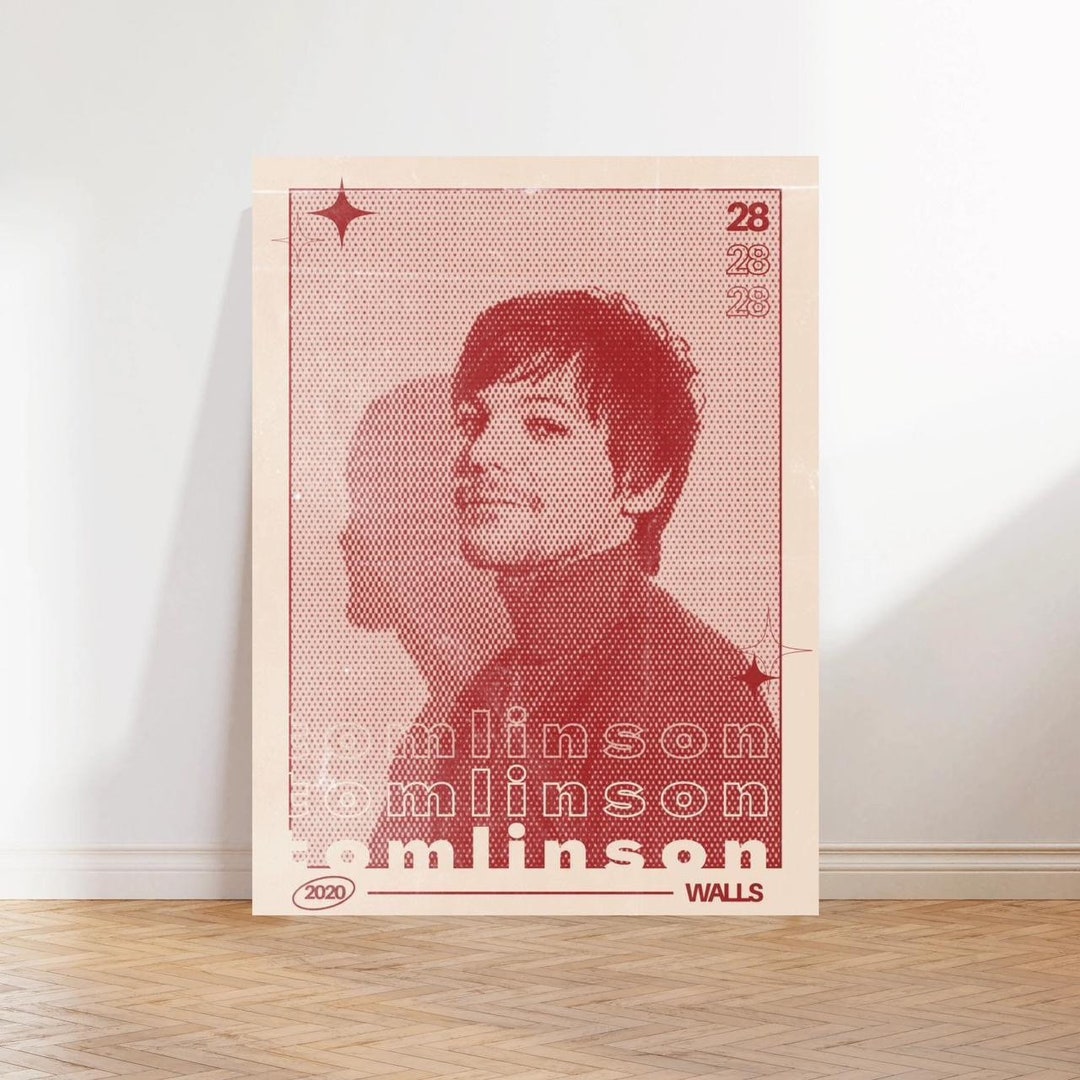 A R. Thomson Poster Louis Tomlinson Poster A4 - Etsy