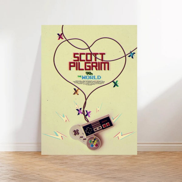 Scott Pilgrim VS. The World Poster A4