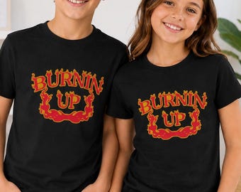 Jonas Brothers Kids Shirt, Burnin Up Tour Youth Tee, 2000s Pop Rock Kids T Shirt, Jonas Brothers Fan Gift, Concert Style Tee