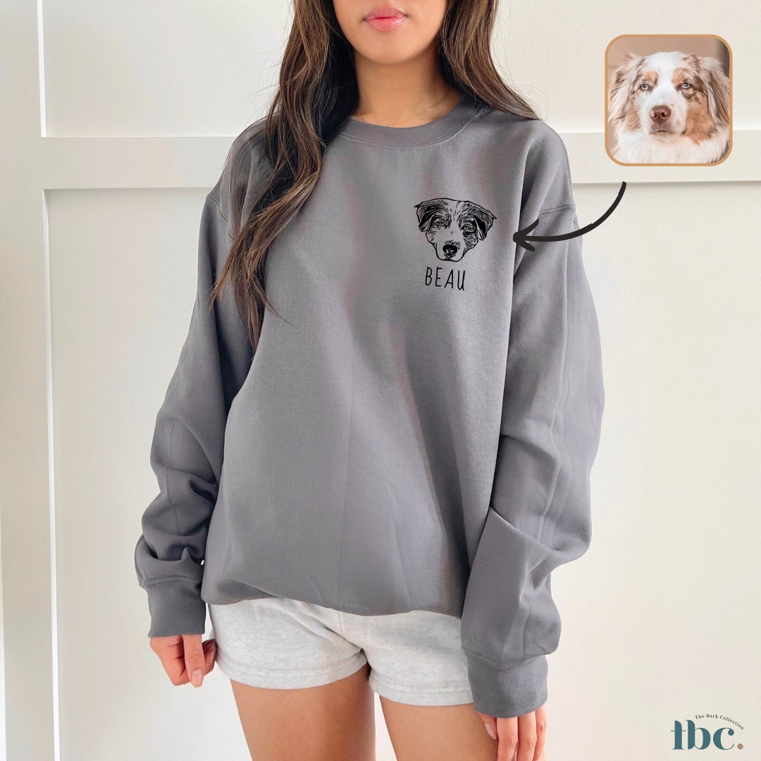 Custom Dog Sweatshirt Custom Dog Sweater Personalized Dog Etsy Canada