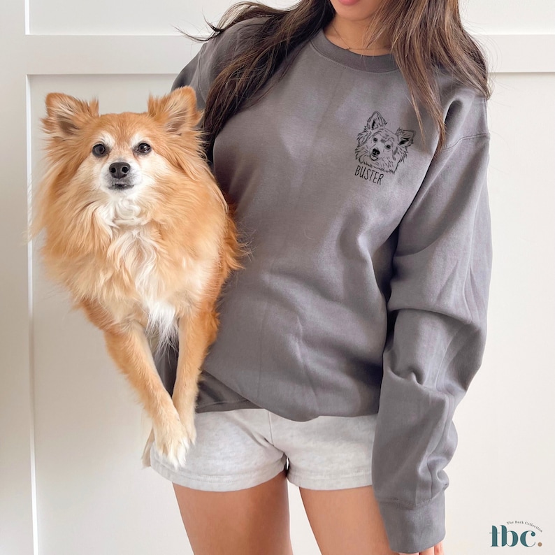 Sweat-shirt pour chien personnalisé, pull pour chien personnalisé, sweat-shirt pour chien personnalisé, pull pour animaux de compagnie personnalisé, sweat-shirt pour animaux de compagnie, cadeau commémoratif pour animaux de compagnie, cadeau de maman de chien image 5