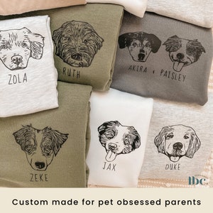 Custom Dog Sweatshirt, Christmas Dog Gift, Personalized Dog Sweatshirt, Custom Pet Sweater, Christmas Gift, Pet Memorial Gift, Dog Mom Gift