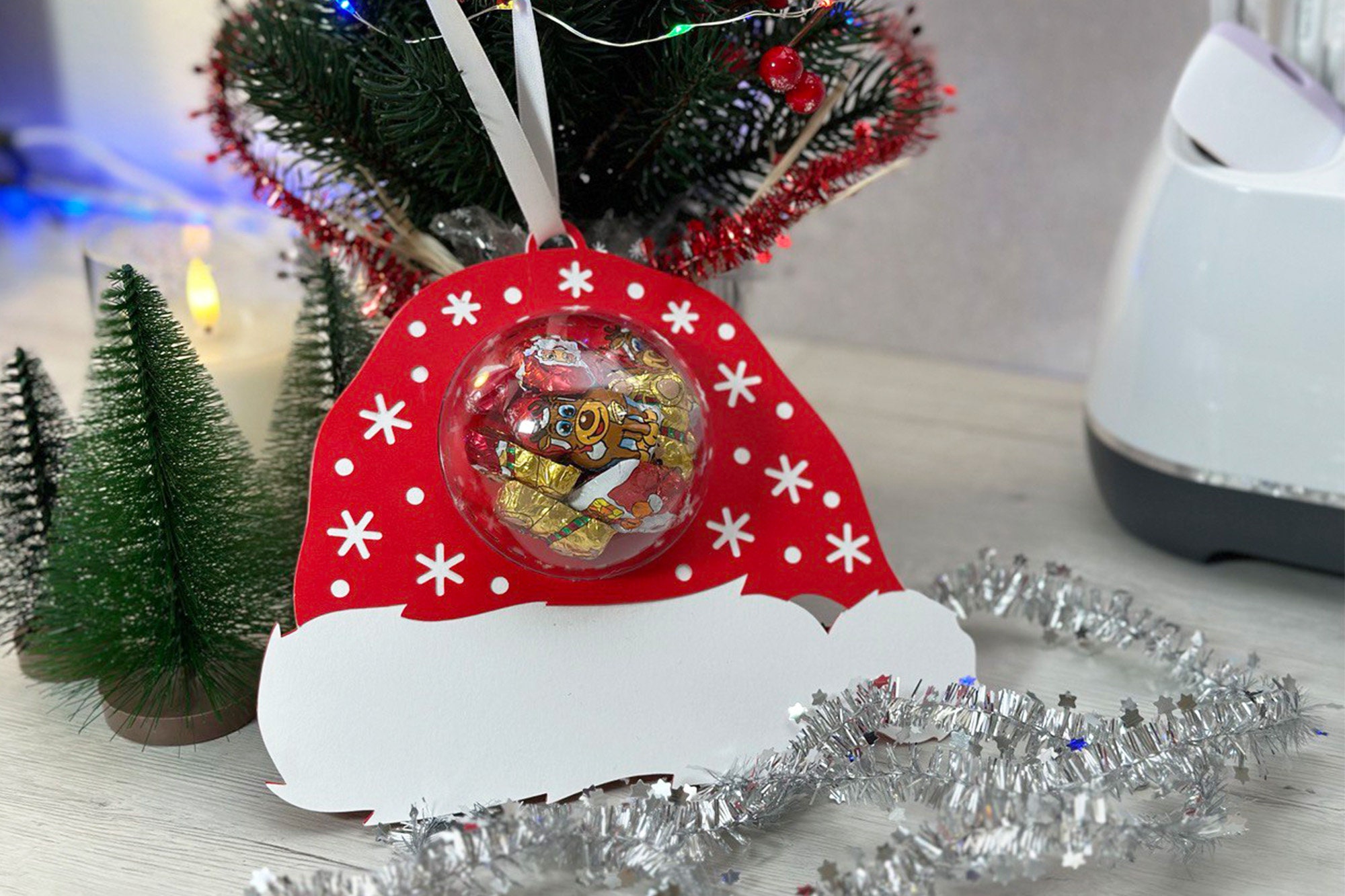 Santa Mittens Santa Hat, Mitten and Santa Sock Candy Holder Svg Ornaments| Christmas ...