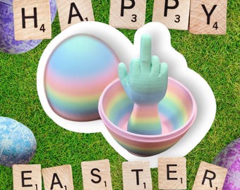 Middle Finger Egg Gag Gift