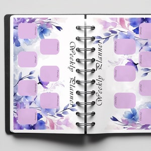 Weekly planner digital download planner printable PDF and JPG planner mom planner kids planner school planner two different sizes A4 and A5