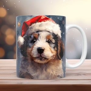 Dog Mug Wrap 11oz & 15oz Mug Template Dog Lover Mug Sublimation Design Instant Digital Download Coffee Mug Wrap Design + Free gift