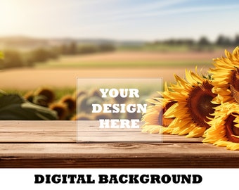 Background Mockup Fall Backdrop Digital Autumn Background Product Mockup Background Wooden Table Mockup Wallpaper Photo Digital Background