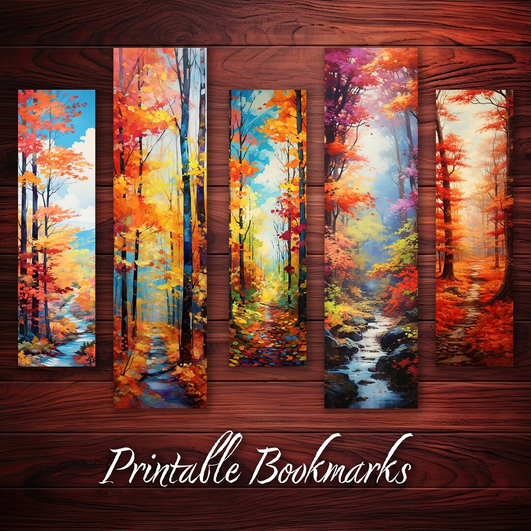 10 X Bookmark Digital Bookmark for Booklover Printable Bookmark Set ...