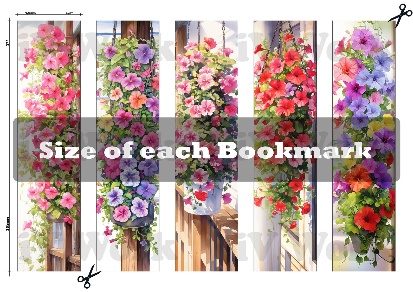 10 X Bookmarks Printablel for Book Lover Printable Bookmark Set Digital ...