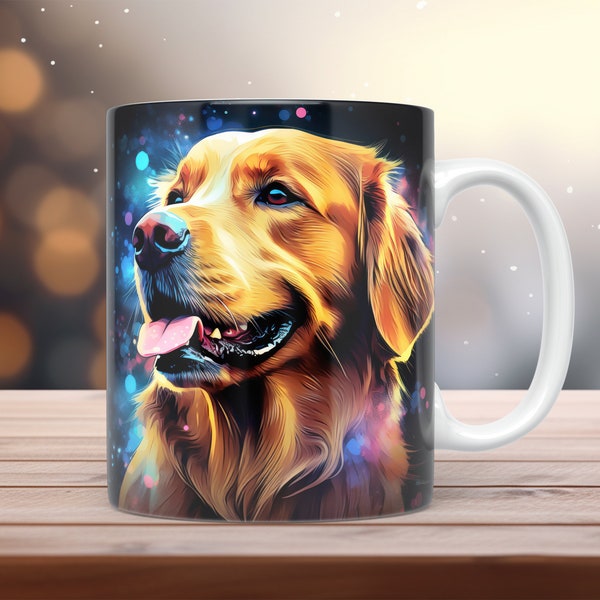 Golden Retriever Mug 11oz15oz Golden Retriever Lover Sublimation Design for Golden Retriever Owner Retriever Dog Mug for Dog Lover+Free gift