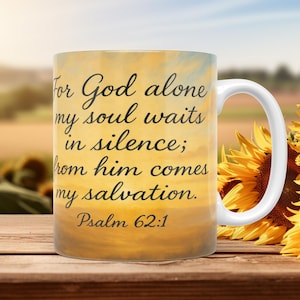 Bibel-Vers-Becher wickeln PNG 11oz 15oz Vorlage Christian Zitat Becher Sublimation Design Instant Download DIY Glaube Geschenk Deco-Becher mit Bibel-Vers