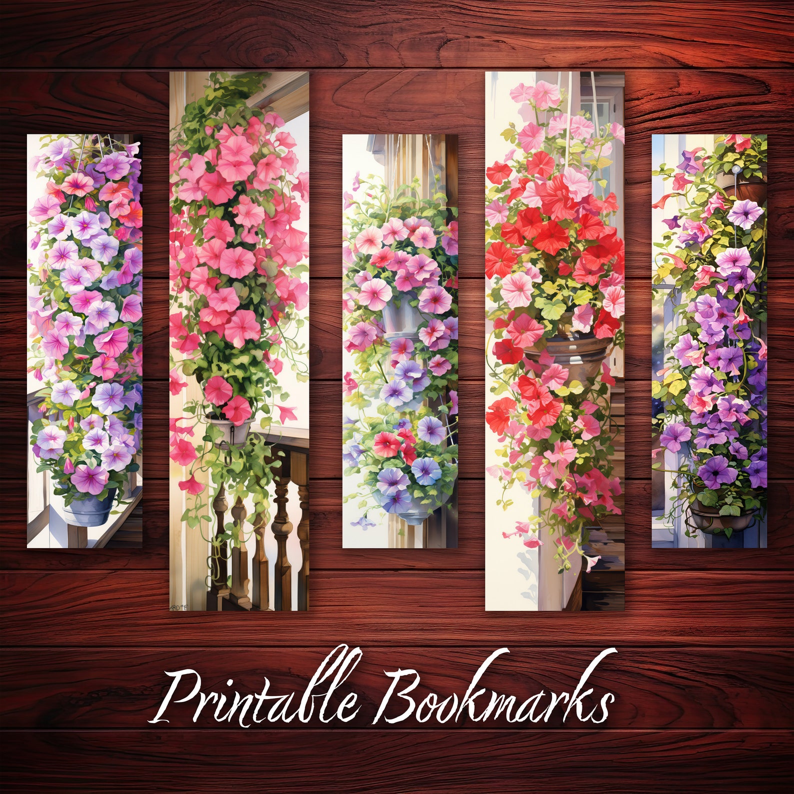 10 X Bookmarks Printablel for Book Lover Printable Bookmark Set Digital ...