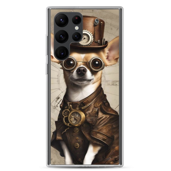 Steampunk Chihuahua Chi Clear Case for Samsung®