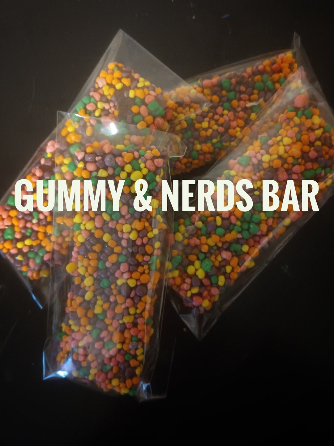 Gummy & Nerds Bars Not Infused Etsy