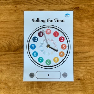 Telling Time, Learn To Tell Time, Learning Time, What Time Is It, How To Tell Time, Homeschool Activity, Learning Clock, Printable Clock