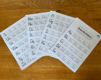 Alphabet Tracing, Hand Writing Practice, ABC Tracing, Alphabet Worksheet, Letter Tracing, Homeschool, Preschool, Tracing Letters, Classroom